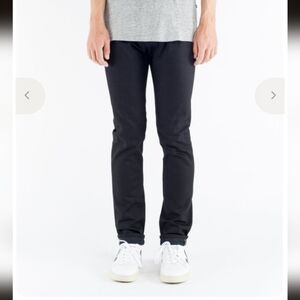 C.O.F. Studio Black Italian Denim Jeans M3 Reg Tapered 29